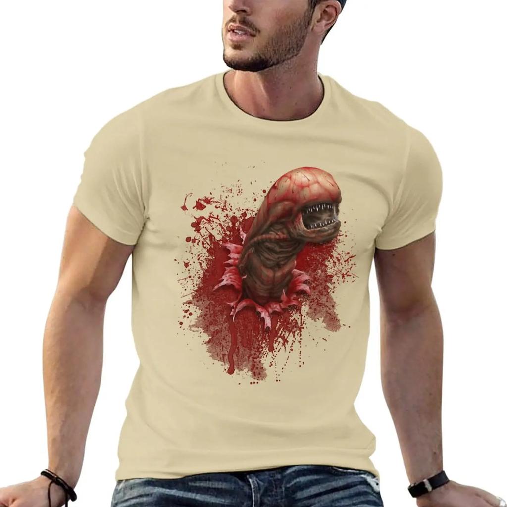 Neuer Chestburster - ALIEN T-Shirt individuelle T-Shirts designen Sie Ihr eigenes T-Shirt für einen Jungen niedliche Oberteile Herren schlichte T-Shirts