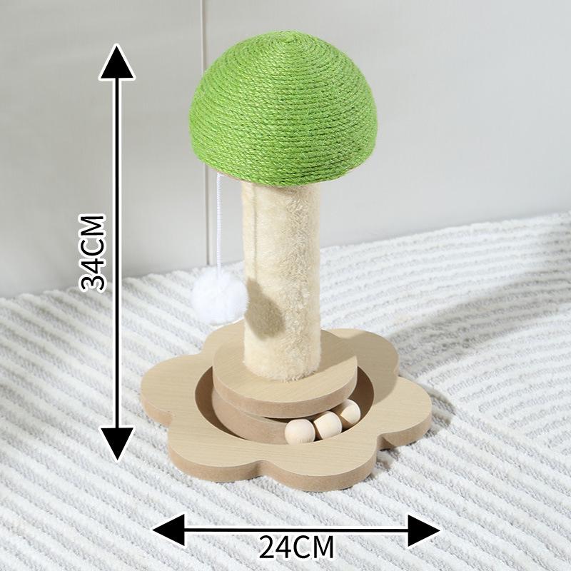 

Набор когтеточки и игрушки-дразнилки в виде гриба