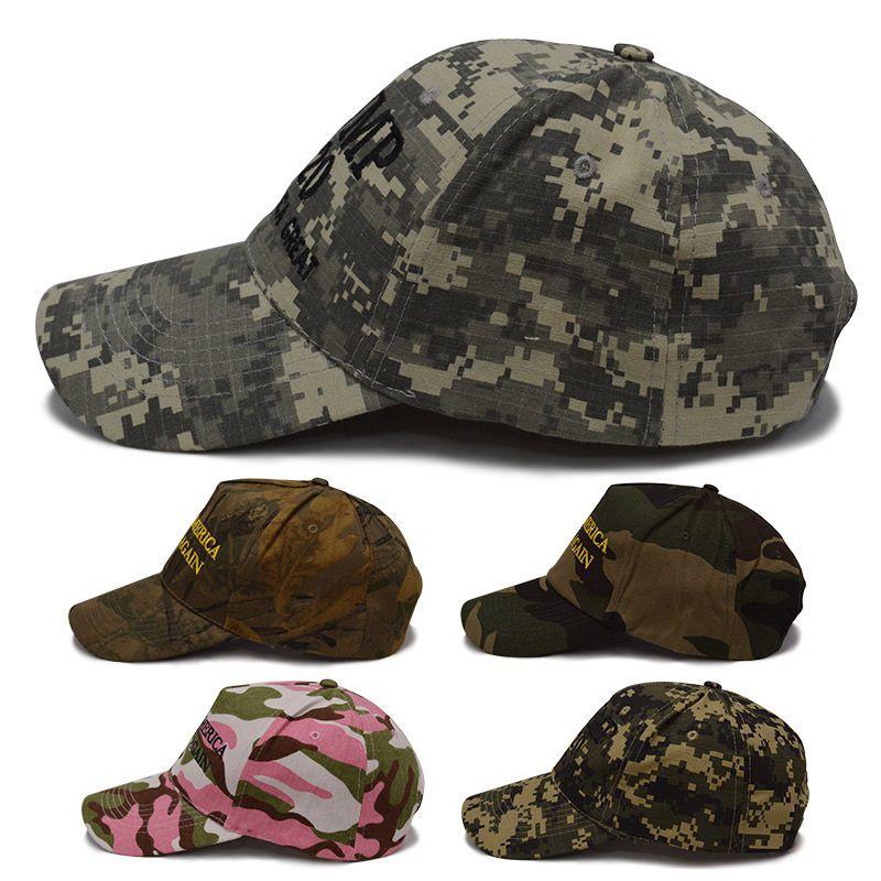 Make Great America Again Donald Trump Hat Digital Camoflage Cap Pink Jungle