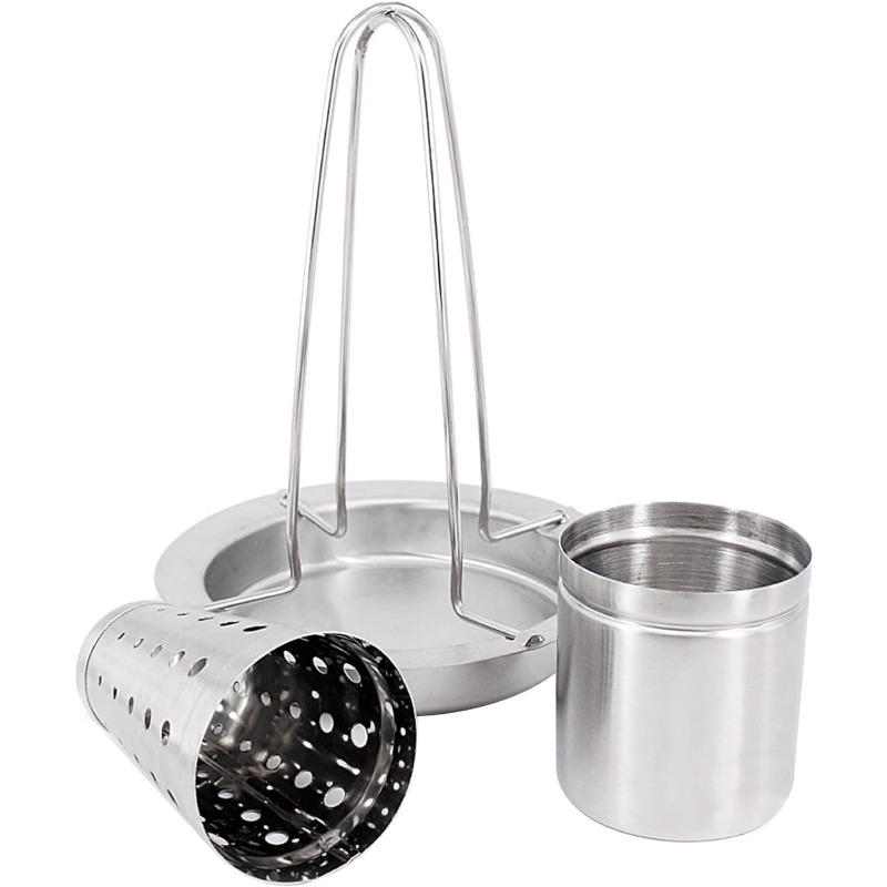 Chicken Holder for Grill and Smoker Stainless Steel Beer Chicken Stand With12 Slots Chicken Wing Leg Rack Barbecue Skewers