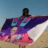 L-Invader Zim Cartoon Microfiber Beach Towel Absorbent Quick dry Soft Yoga Swimming Resort Mountain Climbing Towel