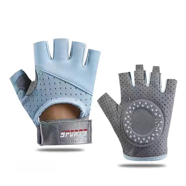 Ice Silk Fitness Gloves For Women With Nonslip Grip For Yoga And Cycling