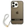 Guess Guhcp13Lhtsgsk Iphone 13 Pro / 136,1 Czarny/Black Hardcase Translucent Stap