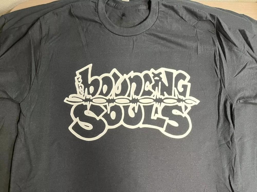 The Bouncing souls Band Black Color 100% Cotton Full Size  BT1403 Unisex T-Shirt S