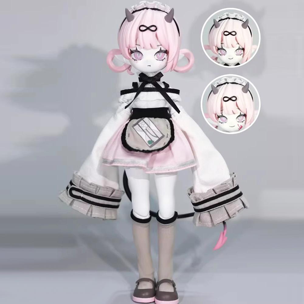 Na stanie Oryginalne Diabelskie Rogi Bjd Blind Box 1/8BJD Ruchoma Lalka Ozdoba Kreatywna Modna Zabawka Wykwintna Lalka Chłopcy Dziewczynki Prezenty