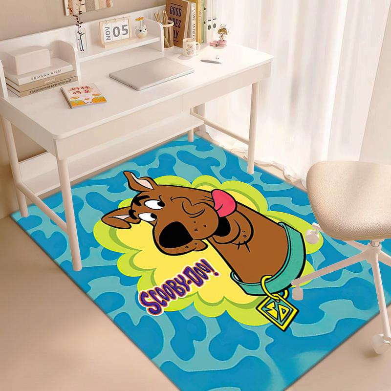 Halloween Cartoon Comedy Adventure Movie Scooby-Doo Carpet Is Suitable for Living Room and Bedroom Doormats Office Balcony Decorative Carpet V2