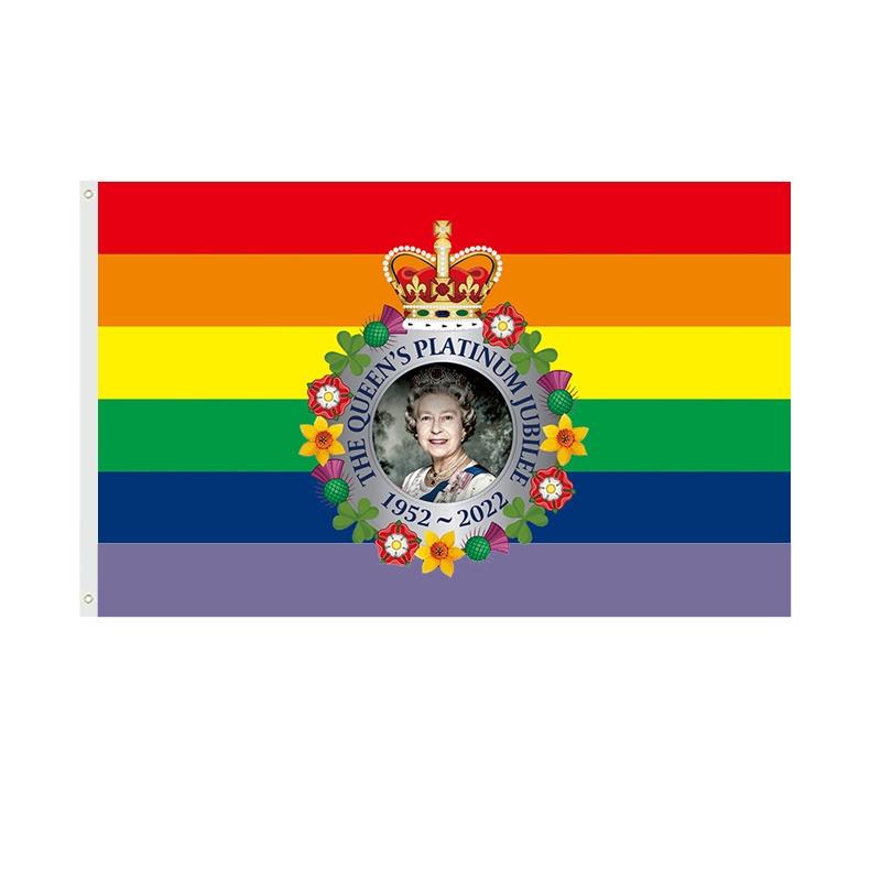 Union Jack Platinjubiläumsflagge für Britische Nationaltagsdekoration