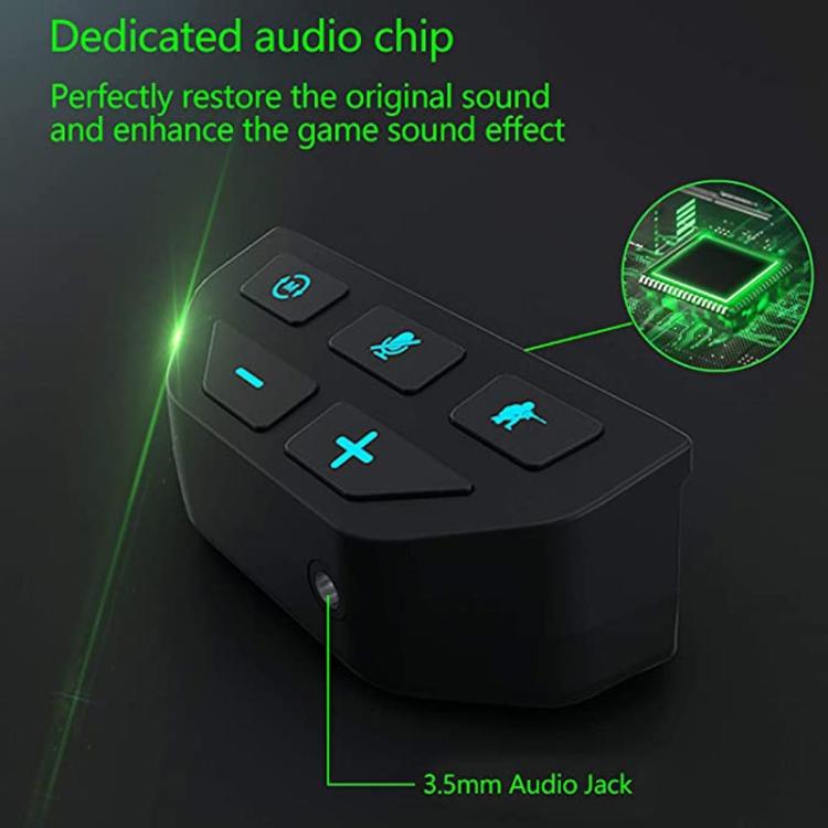 Für Microsoft XBOX One S / X / Elite HS-XO193A Gamepad Sound Enhancer 3,5mm Konverter Kopfhöreradapter