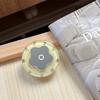Solid Color Round Ring Flower Mirror Mobile Phone Airbag Holder Paste Retractable Desktop Female Gift