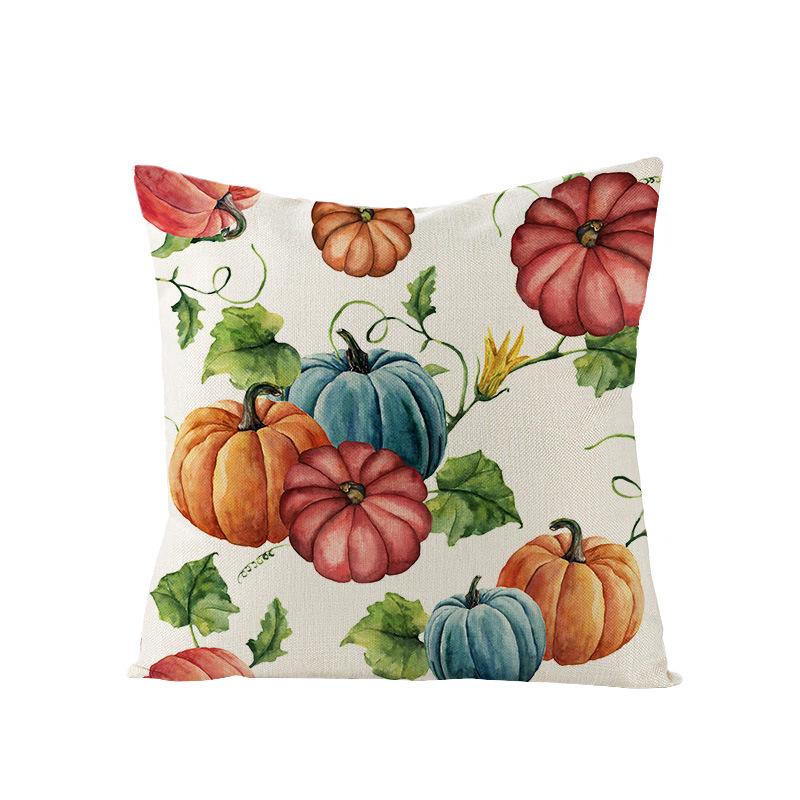 Neue Halloween Polyester Kissenbezug Zuhause Zuhause Schlafzimmer Sofa Kissen Lendenkissenbezug