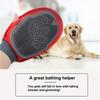 Grooming Glove for Cats - Pet Brush Hair Remover, Soft Rubber, One Size Fits All, Ideal for Shedding and Bathing