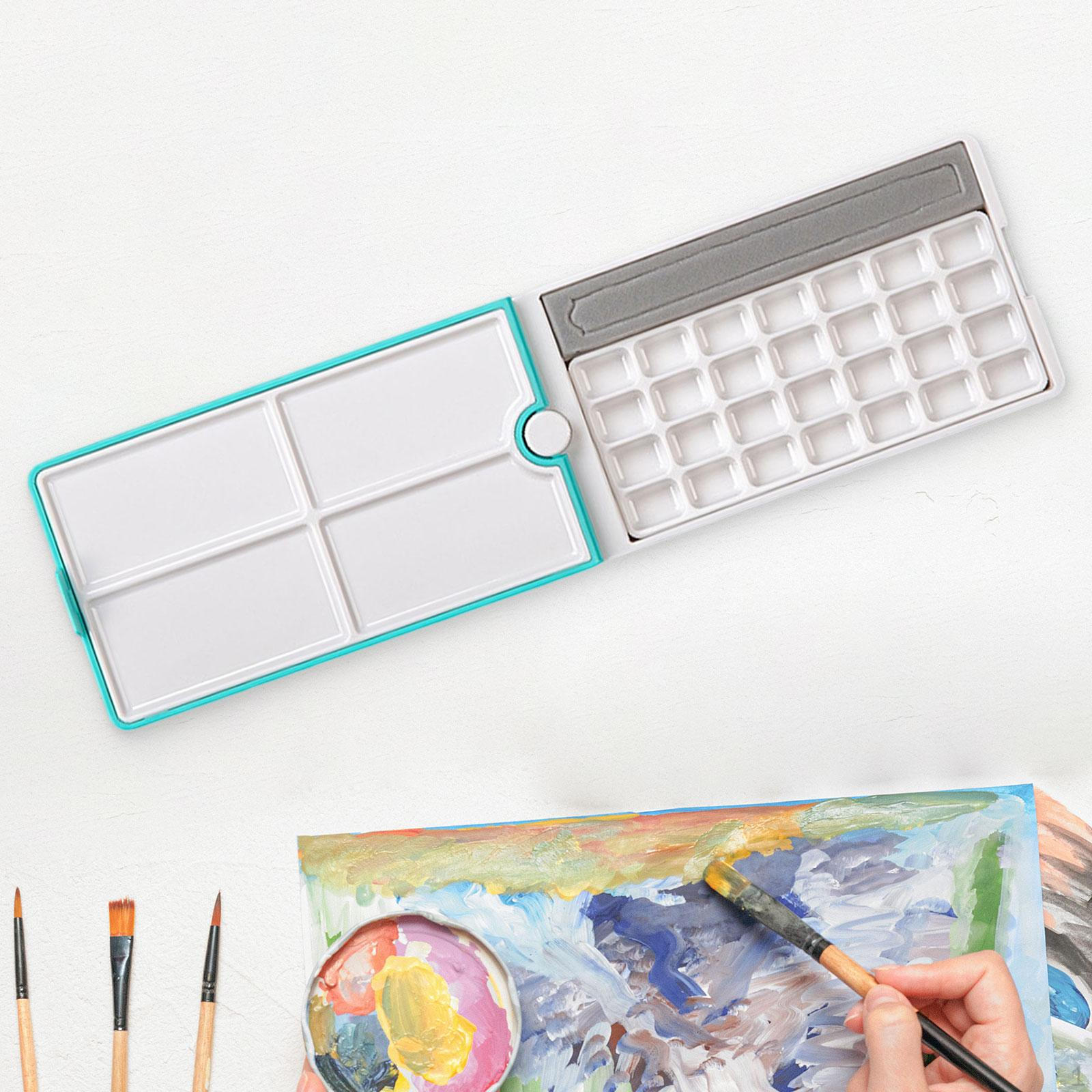 

Watercolor Palette Art for Beginners Empty Organizer Painting Mixing Tray Paint