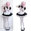 Anime Maid Costume Set Anime Maid Apron Maid Dress, Maid Headpieces, and Maid Bowtie Halloween Cosplay Costume