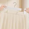 Clothes Hanger with Clips for Trousers and Skirts, Home Use, Non-marking, Anti-slip, Specially for Hanging and Storing Trousers