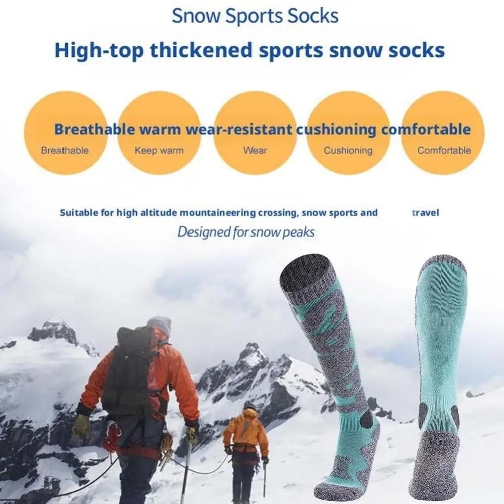 Thickened Winter Ski Socks Warm Knee High Socks Fashion Compression Socks  for Winter Sports