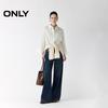 ONLY 2025 Summer Relaxed Fit Lapel Long Sleeve Shirt