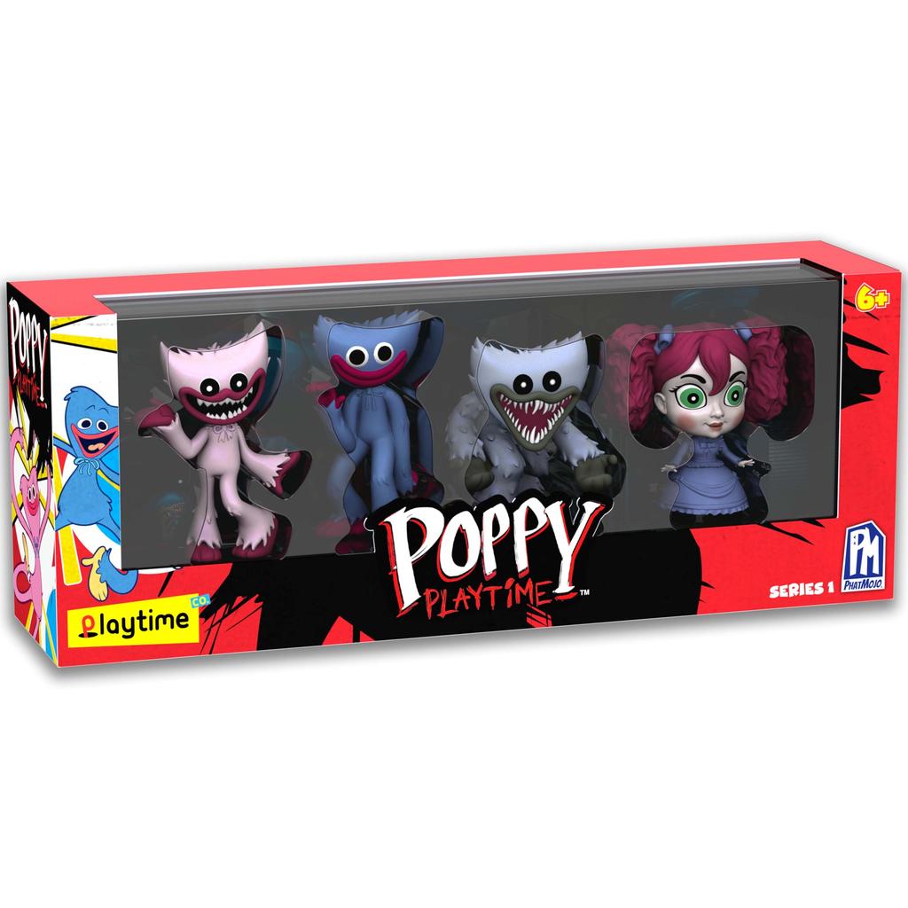 Poppy Playtime - Vintage Collector Figure Pack (4 Exclusive Minifigures, Series 1) [Officially Licensed], (FP7702).