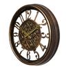 matakoko315 Antique Large Wall Luxury Wall Easy to Stylish Dark Living Room Cool Analog Wall Round Shape Clock, Clock, Overseas-inspired, Stylish,