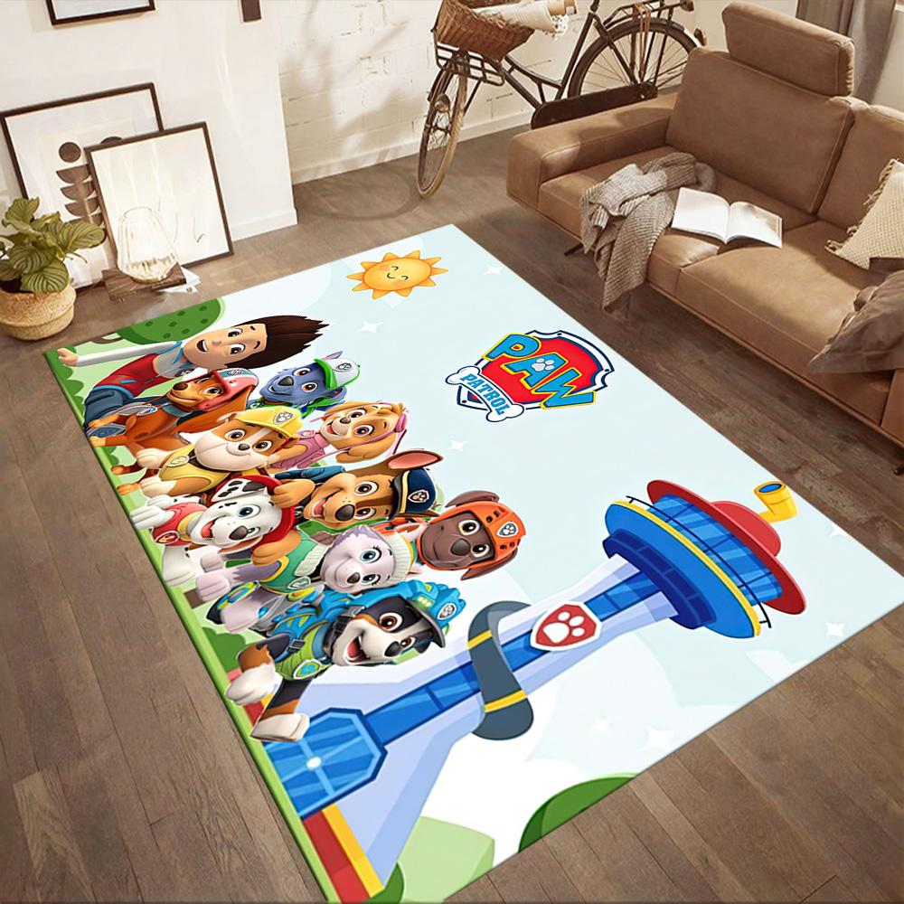 Paw Patrol Adventure Time Square rugs are a great choice for living rooms, bedrooms, home décor, and as gifts.