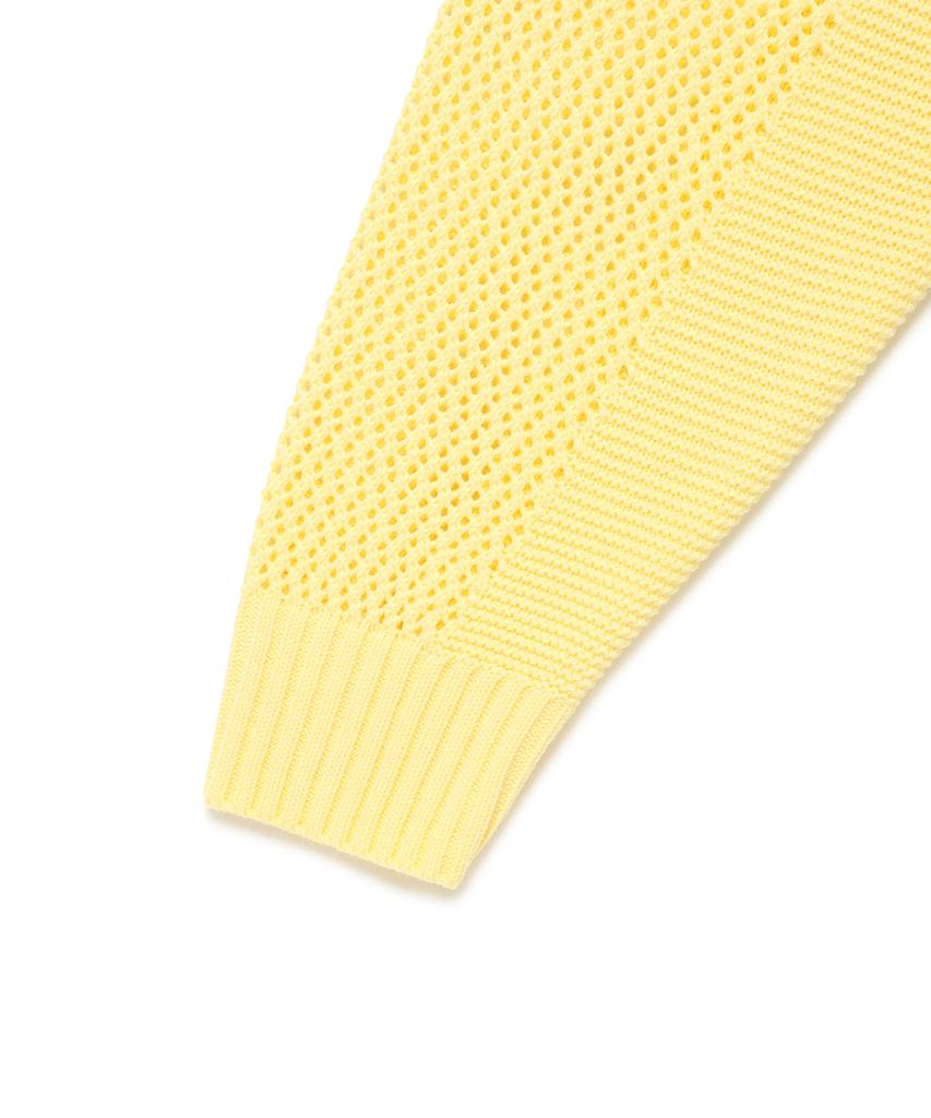CAVISH Mesh Star Knit Sweater Yellow(Cv2Fsuk601A)
