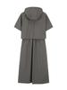 Allaeseuka Women'S Woven Hooded Dress_Pag2Oo2430Kbr
