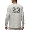 Jordan T Shirts Men's Sail White Crew Neck Moderate IM3387-133