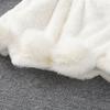 Children's Girls Autumn Winter Woolen Sweater Children's Collar Fur Ball Thick Jacket