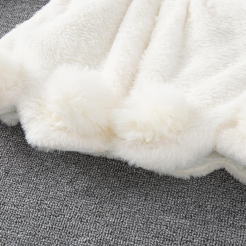 Children's Girls Autumn Winter Woolen Sweater Children's Collar Fur Ball Thick Jacket