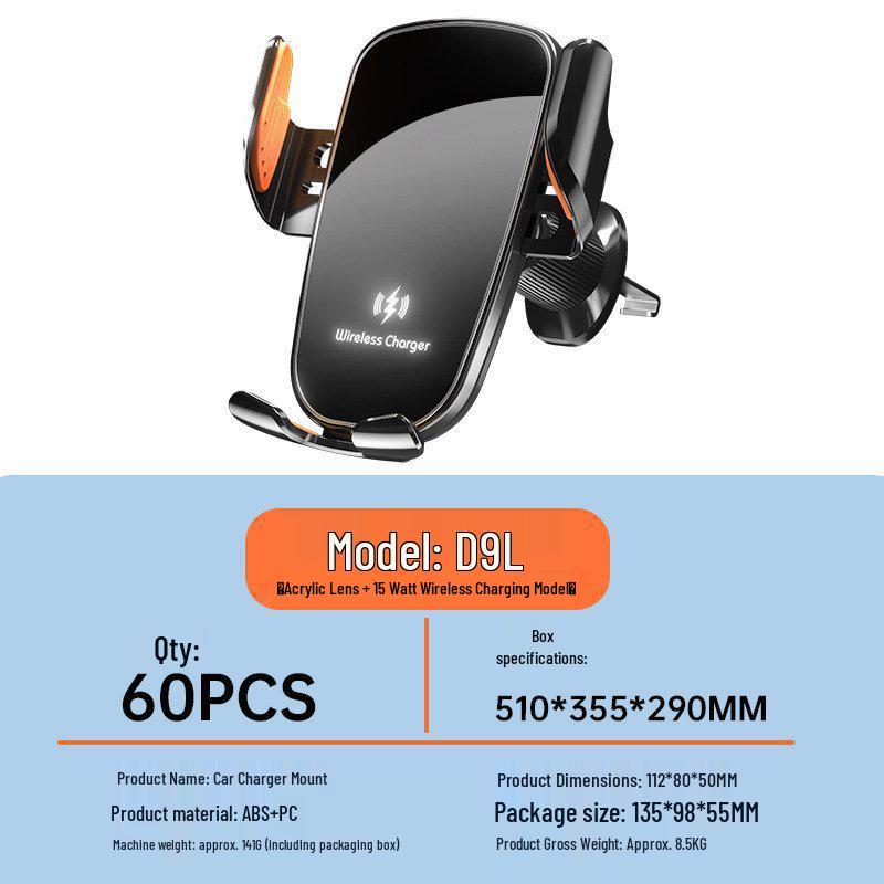 2025 Premium Wireless Car Phone Holder & Charger, 360° Rotating Air Vent Mount