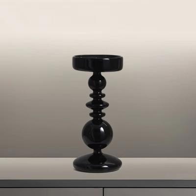 Photo Props European Style Glass Candle Holders Romantic Unique Minimalist Candlestick Creative Elegant Candle Stands Party