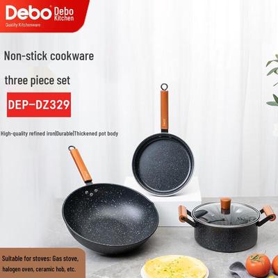Debo Non-Stick 3-Piece Cookware Set