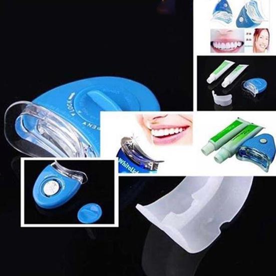 Oral Gel Teeth Tooth Whitening Whitener Dental Bleaching LED White Home Kit