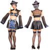 Clearstone SugarWhip Women's Halloween Battle Jiangshi Cosplay Costume, Navy