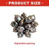 Stackable Pyrotechnics Effect Ring Featuring Imitation Pearls Adjustable Opening Vintage Look Finger Rings For Fashion