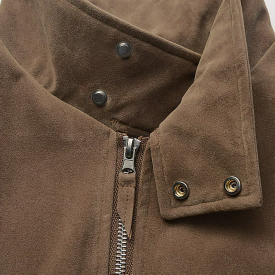 Men's Retro Patchwork Cotton Harrington Jacket: Cropped, Stand Collar, Cool Winter Outerwear