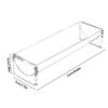 Acrylic Clear Cracker Tray Rectangular Cracker Holder Biscuit Serving Tray Food Display Stands Party Appetizer Serving Tray