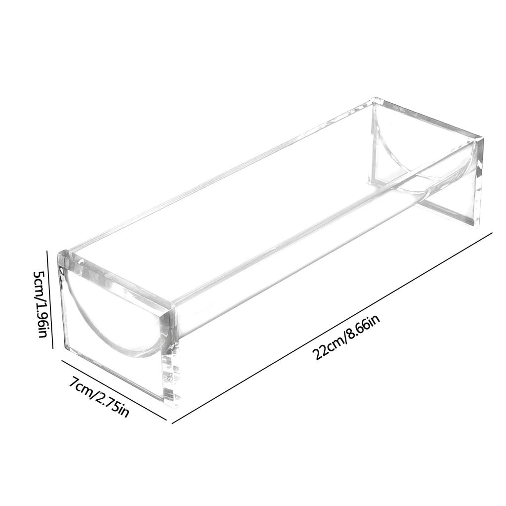Acrylic Clear Cracker Tray Rectangular Cracker Holder Biscuit Serving Tray Food Display Stands Party Appetizer Serving Tray