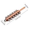 Hand Jingle Bells Hand Sleigh Bells Wooden Shaker Jingle Bells Stick Musical Percussion Instrument