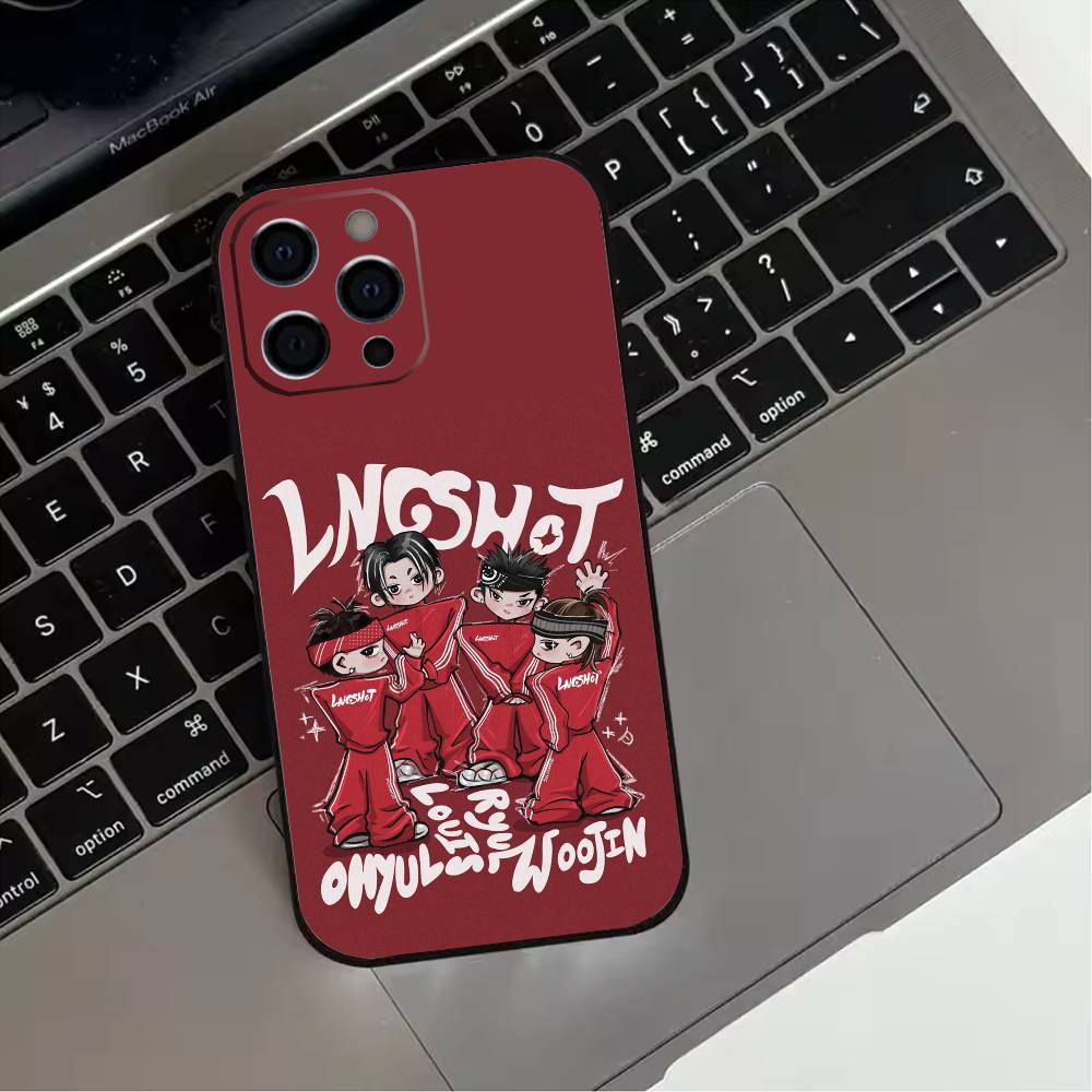 LNGSHOT Hip-hop Phone Case For iPhone 17,16,15,14,13,12,11 Plus,Pro Max,XS,Soft Silicone Black Cover