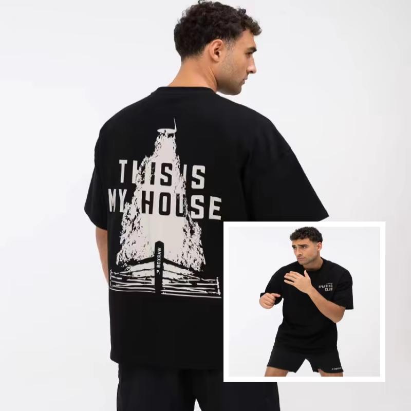 

Американские боксерские футболки с коротким рукавом Персидский Рауль Новый боксерский костюм Британский свободный бренд для трендовой борьбы 2025 Лето Мужская Женская Футболка 2XL