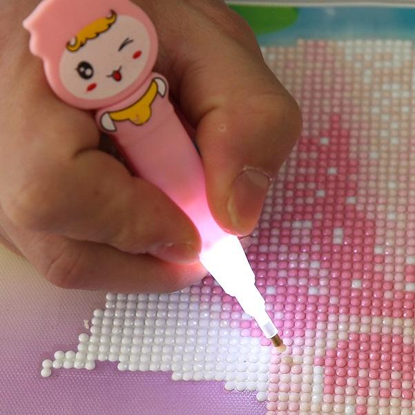 5D Cross Stitch Embroidery Pen Diamond Painting Tools Set DIY Diamond Painting Accessories Mosaic Glue Pen Kit Tweezers Tool