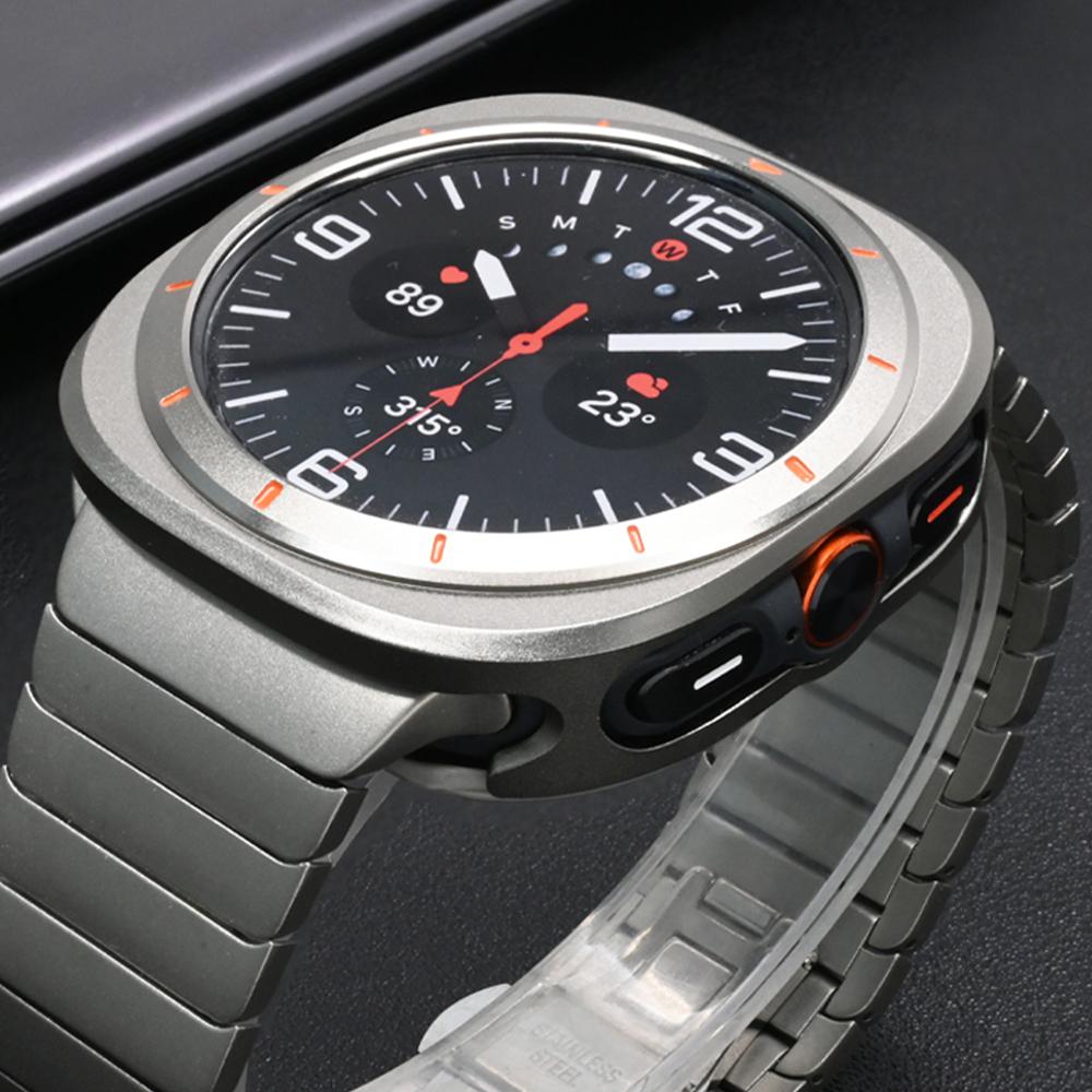 Men Metal Watch Case for Samsung Galaxy Ultra Aluminium Alloy Protective Cover for GALAXY ULTRA Replaced Watch Case Accessories