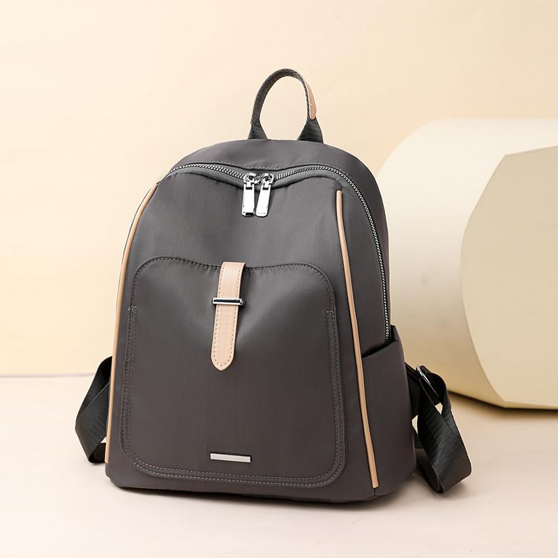 Women's Backpack Outdoor Travel Bag Solid Color Backpack