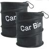 KKJOY Car Trash Portable Vehicle Garbage Can Foldable Pop-up Waterproof Bag Waste Basket Auto Accessories Interior Car Accessory