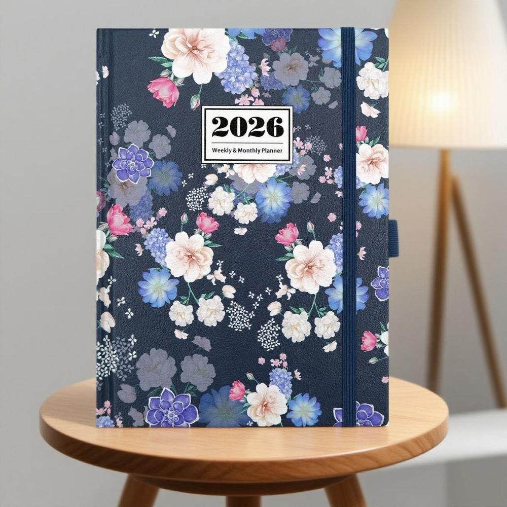 Wear-resistant A5  Agenda Planning Notebook English Office Work Planner  Stationery