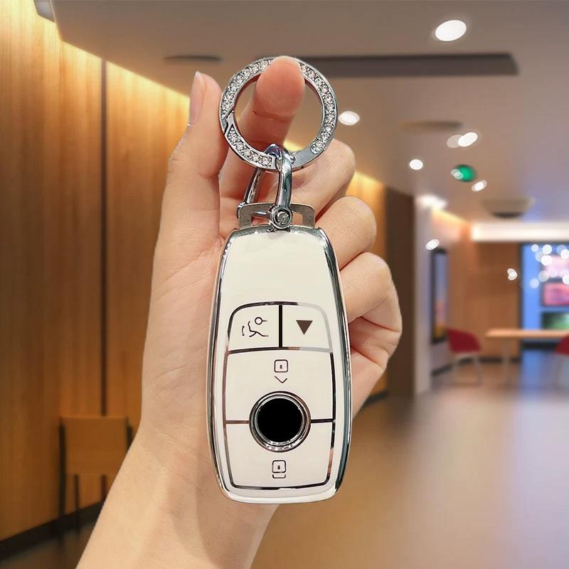 Tpu For Mercedes Benz W177 W205 W213 W222 X167 Amg A C E S G Class Glc Cle Cla Keychain Shell Fob Accessories Car Key Case Cover