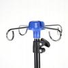Foldable IV Pole Triangle Stand Vertical Infusion Stand Pole Home Clinic IV Drip Stand with 4 Hooks Bottle Hanger Stand