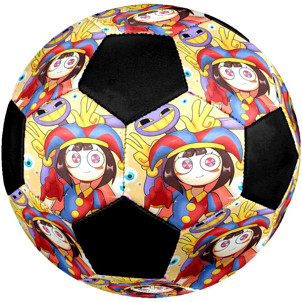 Pallone da Calcio Taglia 5 a Tema The Amazing Digital Circus, Adatto Sia per Partite Indoor che Outdoor, un Regalo Adatto a Tutti.
