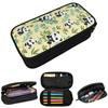 Adorable Panda With Bamboo Pattern Pencil Case for Kids School Pen Box Pencil Bag Stationery Supplies Pen Holder Bag