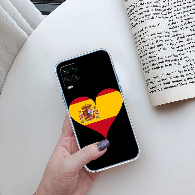 

Spain Flag Transparent Phone Case for Motorola Moto G10 G20 G30 G31 G32 G34 G35 G41 G42 G50 G51 G52 G55 G60 G60S Motorola Moto G60